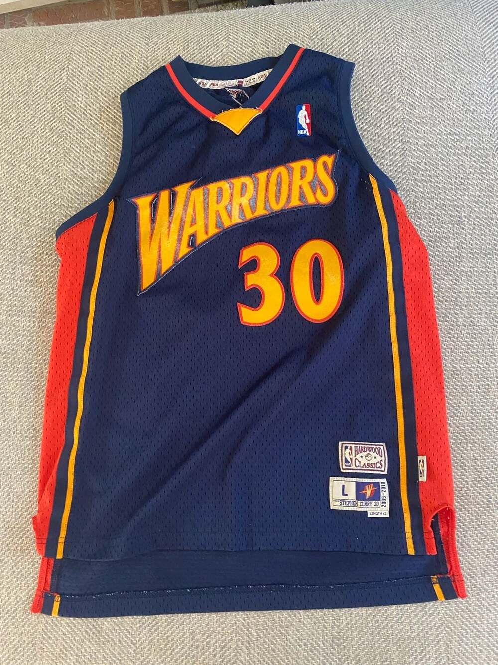 Mitchell & Ness Stephen Curry Golden State Warriors 2009-10 Navy Jersey